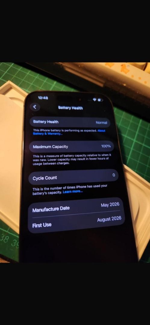 Iphone 17 (Category: iPhone 17 Series) located in Quezon City. Submitted by dolphin1976 (Listing ID 1460302350, Image 3). Description: FOR SALE BLACK IPHONE 17 256 GB globe locked .
