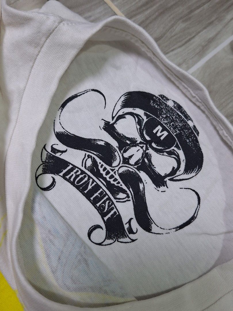 IRON FIST TSHIRT (freeshipping) (Category: Tshirts & Polo Shirts ) located in Quezon City. Submitted by gyl-stop (Listing ID 1460106745, Image 3). Description: free shipping 18.5 x 27 very good condi cr: 9.5/10 issue: need wash, dot stain.