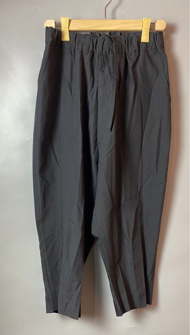 Issey Miyake Black Trousers (Category: Trousers) located in Quezon City. Submitted by loloyz123 (Listing ID 1460265806, Image 1). Description: Issey Miyake Black Trousers Condition: Very good Color rate: 9.8/10 Color: Black Size: L: 34 W: 14 leg opening:6.8 inches.