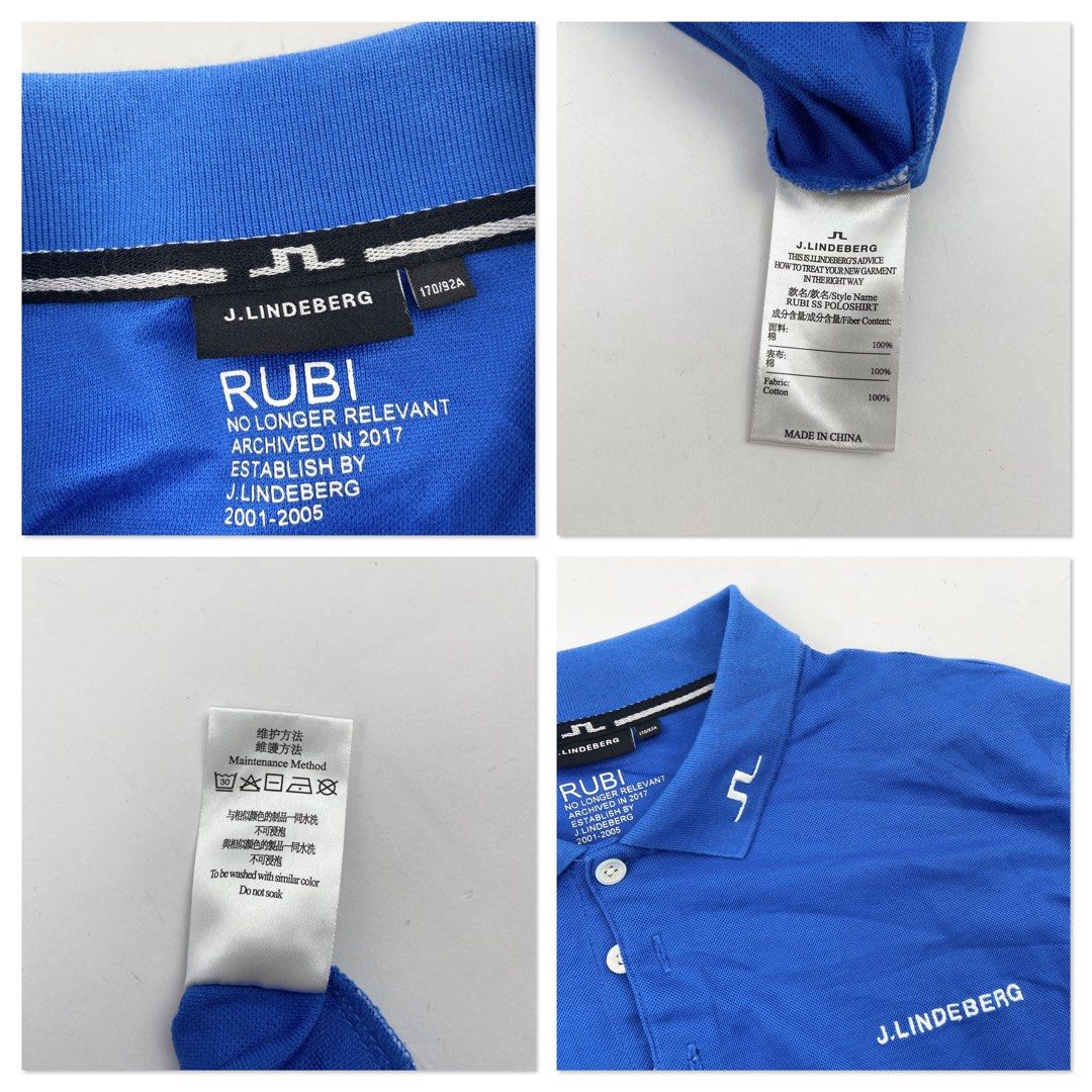 J. Lindeberg (Category: Tshirts & Polo Shirts ) located in Manila. Submitted by draftdrops (Listing ID 1460154313, Image 2). Description: Embroidered design and excellent condition Width :19 Length :26 Size:medium .