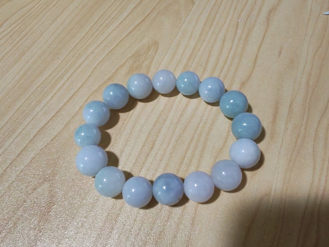 Jade Bracelet (Category: Luxury Accessories) located in Bacoor. Submitted by jadeitemaster (Listing ID 1460132316, Image 2). Description: High Quality Type A Jadeite!!! Minimal stonelines and skin No cracks, looks so neat and perfect. Size not uniform. Color: White, purple to pink hue, blue. This quality retail for 30K+ pesos in mall. You will not regret buying this! Available 1 as of now. Please message me here for sure buyer. Ship: LBC COP 30% 