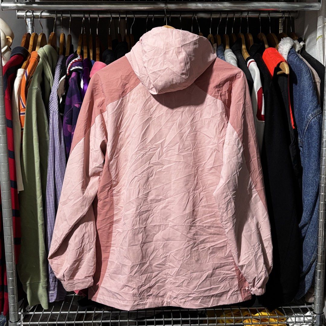 Jeep Spirit Windbreaker Jacket Pink (Category: Coats, Jackets and Outerwear) located in Caloocan City. Submitted by bonsatocha43876 (Listing ID 1460252142, Image 3). Description: - Brand: Jeep Spirit - Color: Pink - Item: Windbreaker - Condition: Very good, with tags still attached - Measurements: Width 22 inches, Length 28 inches - Price: 900 pesos only.