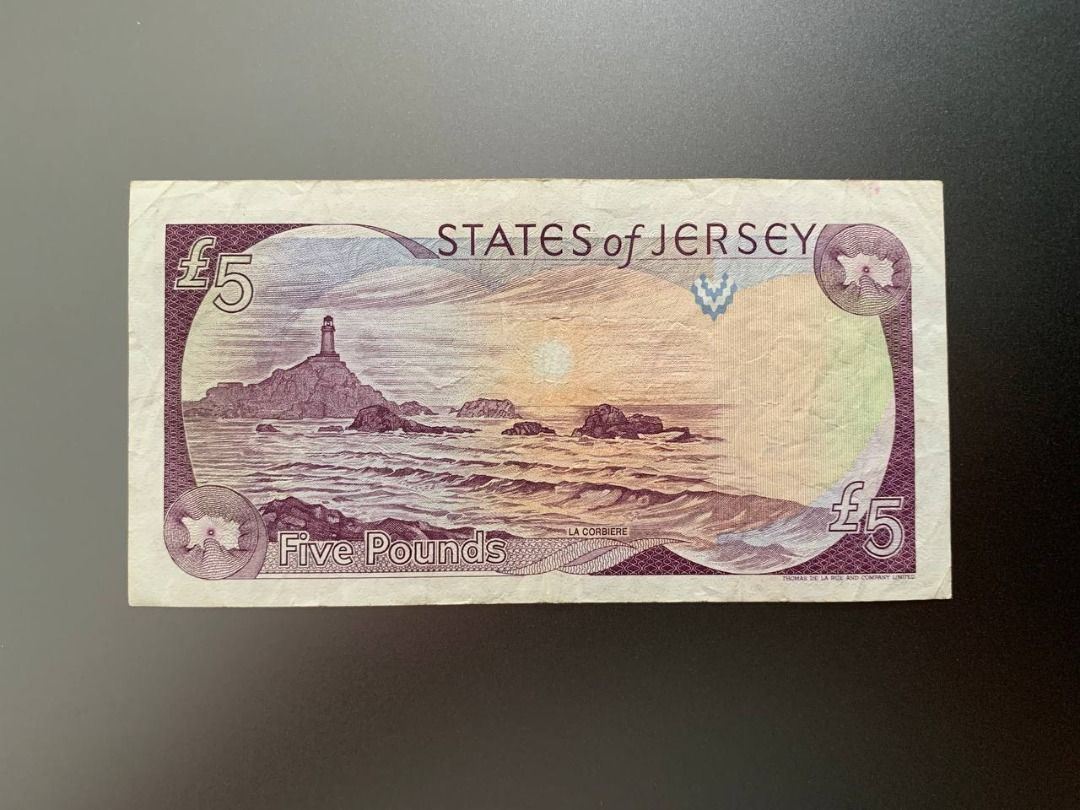 Jersey 5 Pounds Banknote (Category: Currency) located in Indang. Submitted by vykolektor (Listing ID 1460194854, Image 2). Description: Jersey 5 pounds Condition in photos.