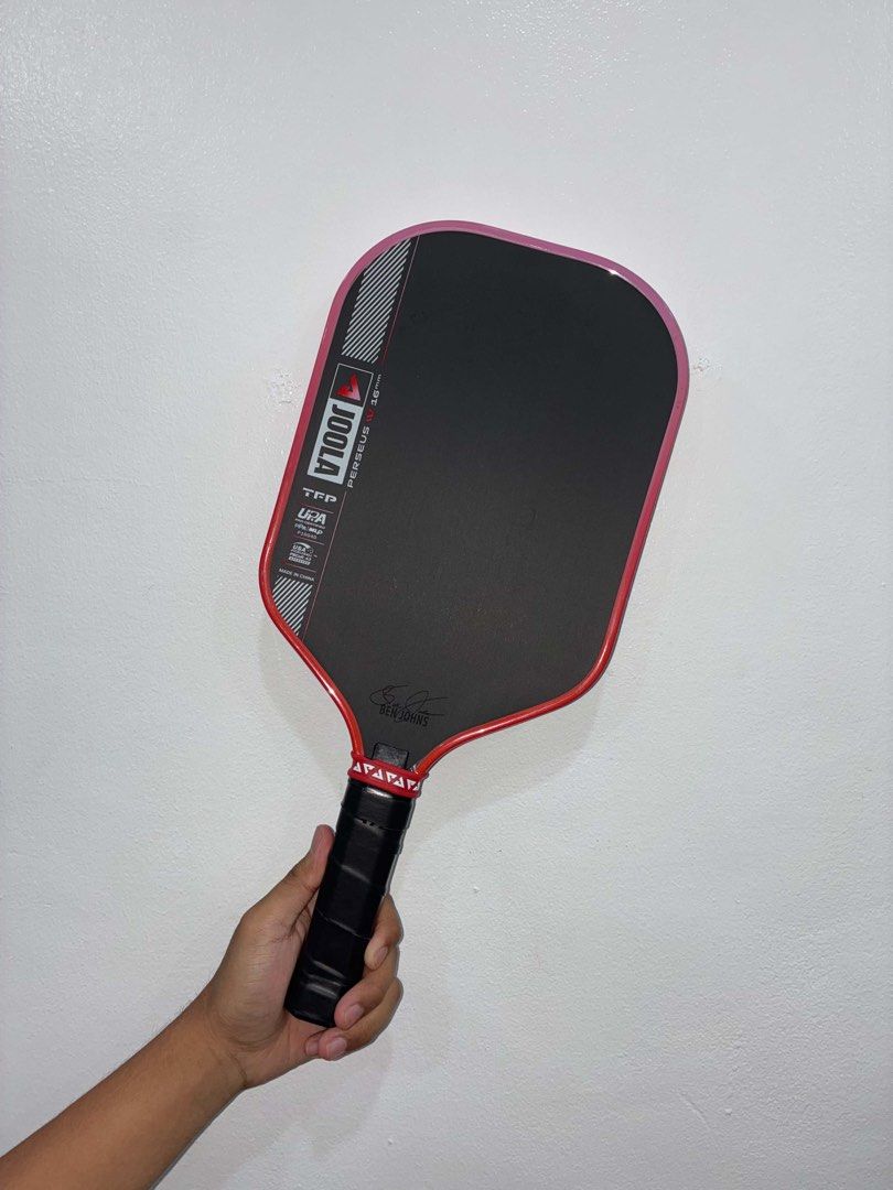 Joola Perseus pro 4 (Category: Racket and Ball Sports) located in Pasig City. Submitted by dimaanofrederick (Listing ID 1460140066, Image 2). Description: 🏓 FOR SALE: JOOLA Perseus Pro IV 16mm – Tropical Smoothie Selling my JOOLA Perseus Pro IV 16mm, Asia colorway in Tropical Smoothie. 📌 Condition: Good condition used 📌 Bought: December 📌 Usage: Haven’t used for around 3 months 📌 Thickness: 16mm 📌 Shape: Elongated 📌 Colorway: Tropical Smoo