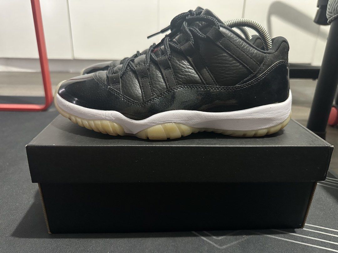 Jordan 11 “Barons” (Category: Casual Shoes) located in Cainta. Submitted by kenarceno (Listing ID 1460138006, Image 2). Description: 🏀 FOR SALE — AJ11 “Barons” 🖤🤍 💰 ₱4,500 Size: 7.5 Men’s (25.5cm) Bought from: TITAN RFS: Unloading 📸 No more pics / will not entertain pic requests. 👀 Preferably pick-up so you can check everything in person and legit-check as much as you want before buying. 📍 Pick-up only: Cainta / Uptown Mall ⏰ First come, f