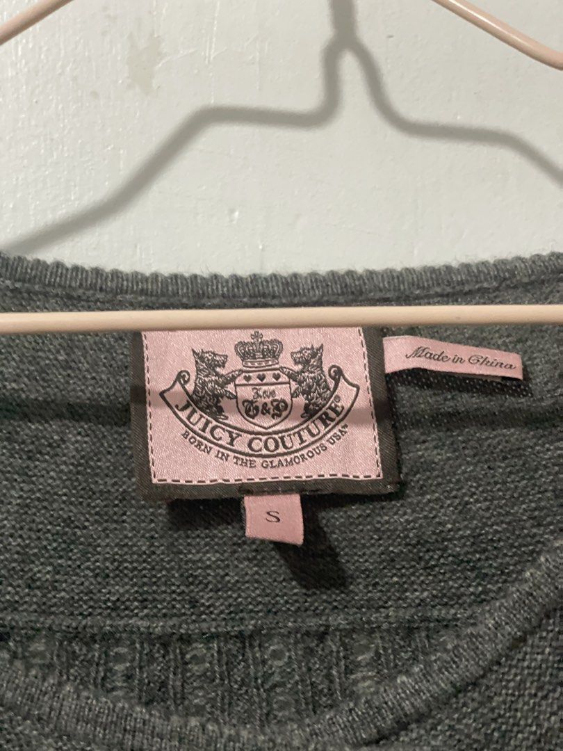 Juicy Couture Double Buttoned Knitted Top (Category: Others Tops) located in Tuguegarao City. Submitted by ziggerryy (Listing ID 1460296415, Image 3). Description: ‼️LAST PRICE ALREADY‼️ No flaws. No holes Small on tag but best fit M-Semi L .