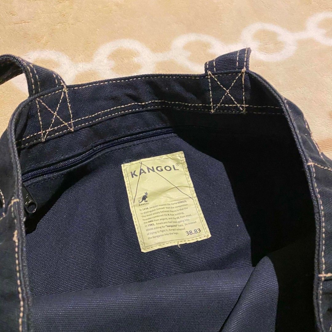 Kangol Denim Totebag (Category: Tote Bags) located in Manila. Submitted by bidgeyow20688 (Listing ID 1460252594, Image 3). Description: good condition no issue/needwash 15x16.