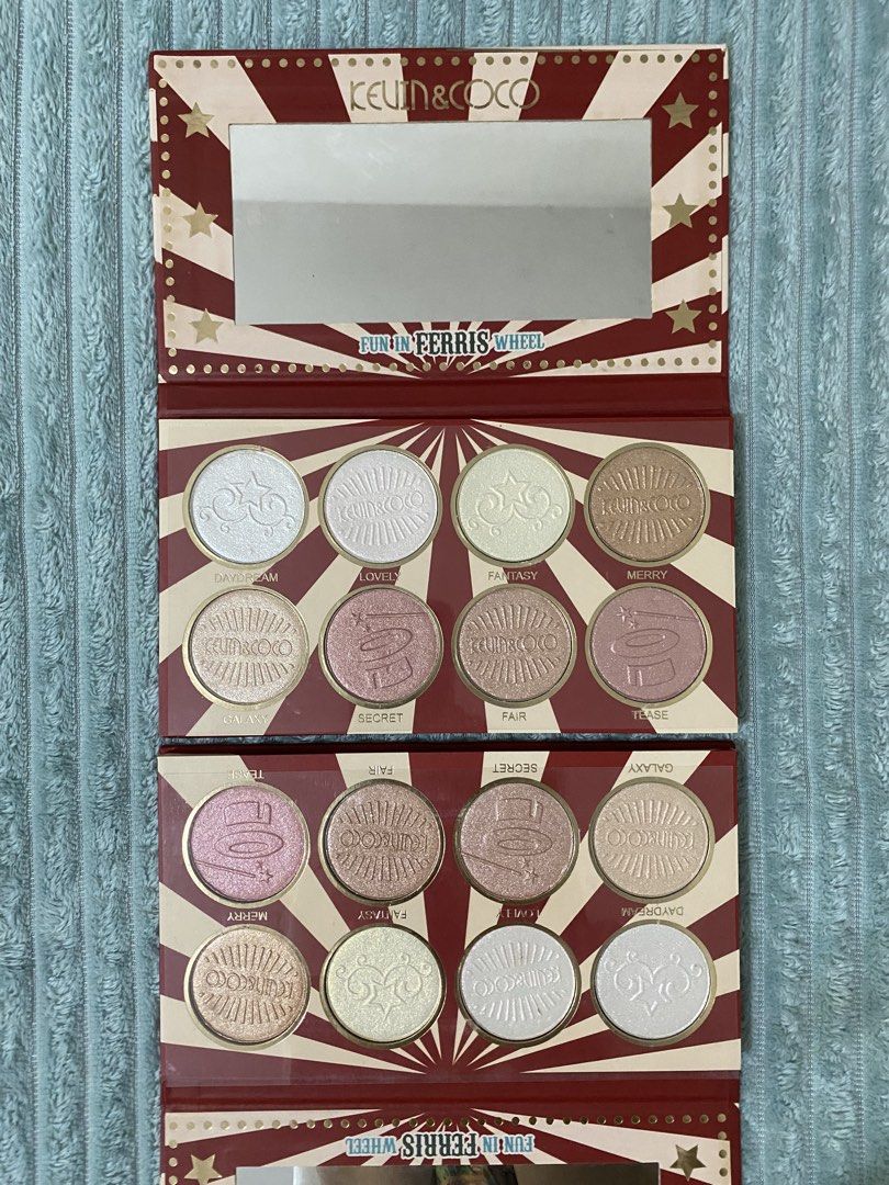 Kevin & Coco Eyeshadow Palettes (Category: Makeup) located in Manila. Submitted by deeen14 (Listing ID 1460198976, Image 3). Description: Take all for 900.