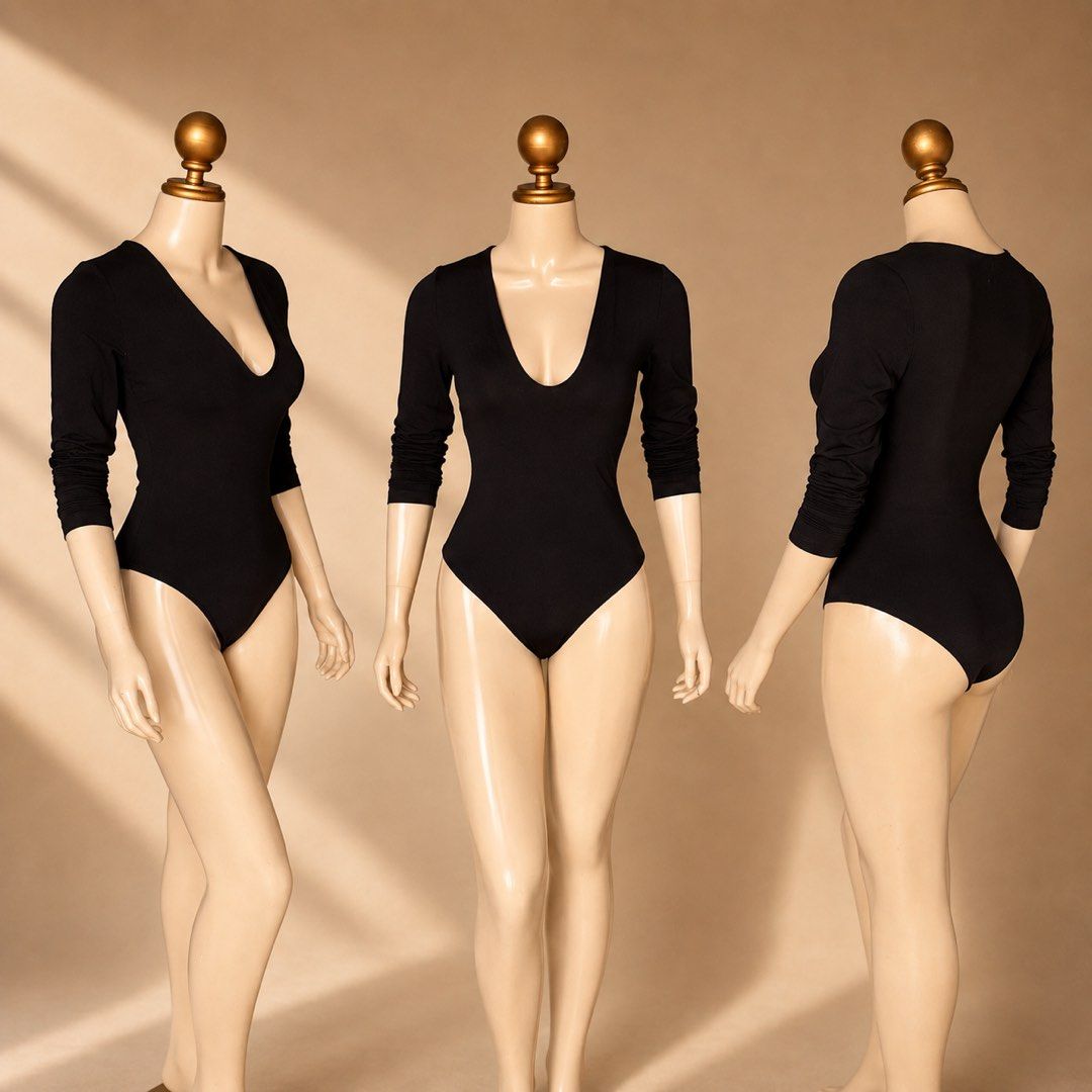 Kookai Black Bodysuit | Size 1 (S) (Category: Others Tops) located in Manila. Submitted by meisu_mnl (Listing ID 1460215793, Image 1). Description: Kookai Black Bodysuit | Size 1 | Like New Like new ✨ Kookai • Size 1 Color: Black Bust: 28–36" Waist: 22–28" 🖤 Long sleeves 🖤 Deep V-neck 🖤 Inner support 🖤 Stretchy & fitted 🖤 Snap-button closure 🖤 Flattering silhouette Easy to style with jeans, skirts, trousers or shorts. Please check photos fo