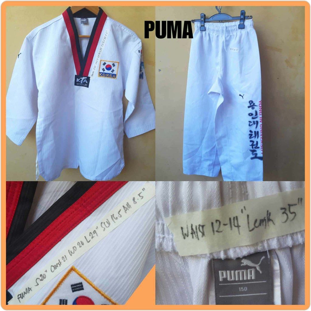 Korea Taekwando White model 5’4-5’5 (Category: Luxury Apparel) located in Naga. Submitted by happeemarket (Listing ID 1460151599, Image 2). Description: Fits small to med.