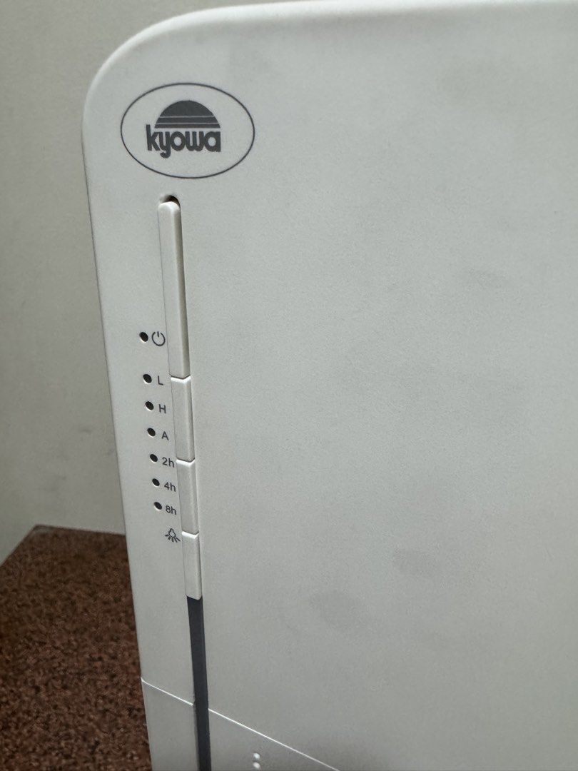Kyowa Air Purifier (Category: Other Home Appliances) located in Manila. Submitted by rnc.shop (Listing ID 1460247774, Image 2). Description: Kyowa Air Purifier (Model KW-9402) Details: 23W cylinder-type portable air purifier covering up to 16 sqm..