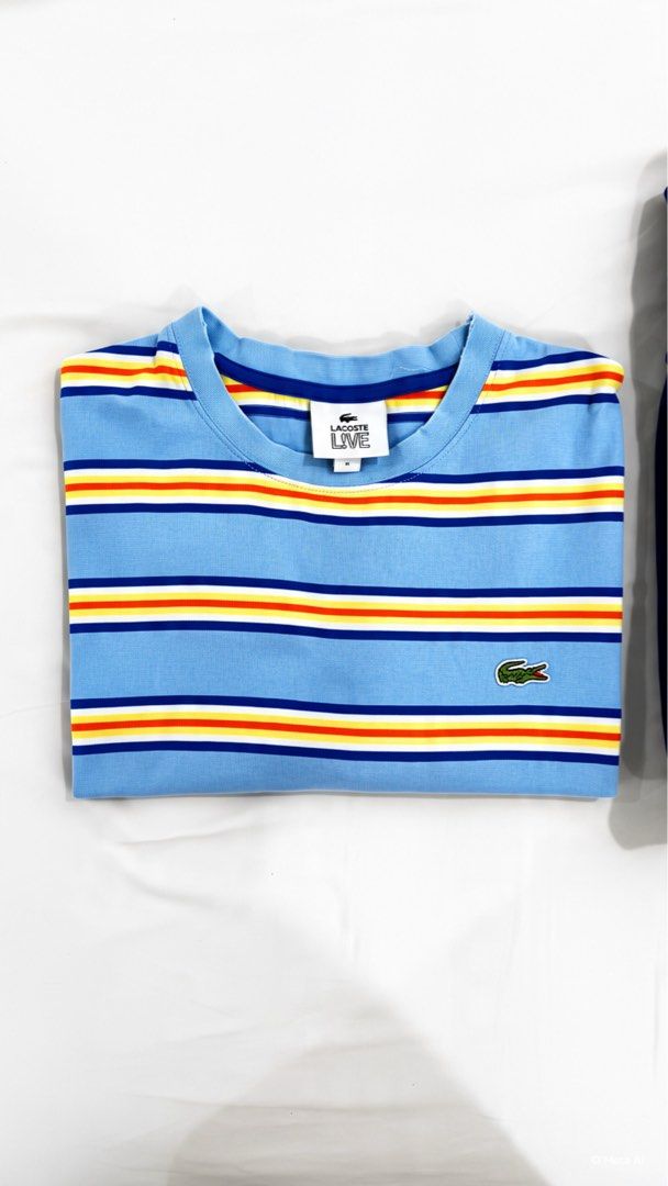 Lacoste, Nike Preloved (Category: Tshirts & Polo Shirts ) located in Calamba. Submitted by boldpenguin-dec9 (Listing ID 1460174420, Image 2). Description: Selling authentic apparel 💯 Item 1: Lacoste L!VE Striped T-Shirt • Brand: Lacoste • Size: Medium (M) • Price: ₱650 Item 2: Nike Air Jordan Sweatshirt • Brand: Nike Air Jordan • Size: 3XL • Price: ₱900 Transaction Details: Condition: Pre-owned 📍Location / Meetup: solenad nuvali 📦 Shipping / D