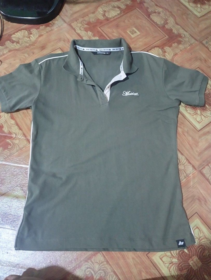 Lady Macbeth polo shirt (Category: Shirts) located in Quezon City. Submitted by purple_haven (Listing ID 1460111431, Image 1). Description: lady Macbeth army green polo shirt size xxl size runs small can fit large to xl.