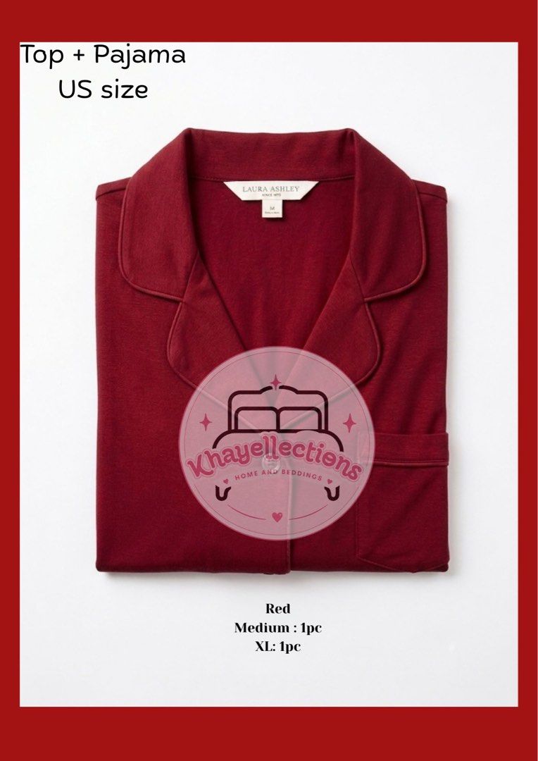 Laura Ashley Juicy Couture (Category: Undergarments & Loungewear) located in Kawit. Submitted by khayellections (Listing ID 1460299863, Image 3). Description: Restocked Sleepwear Dm to order Small-xl.