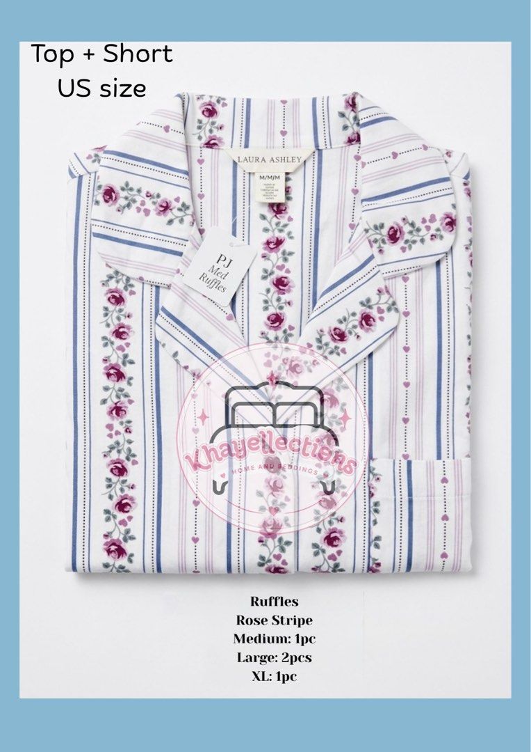 Laura Ashley Juicy Couture (Category: Undergarments & Loungewear) located in Kawit. Submitted by khayellections (Listing ID 1460299863, Image 1). Description: Restocked Sleepwear Dm to order Small-xl.