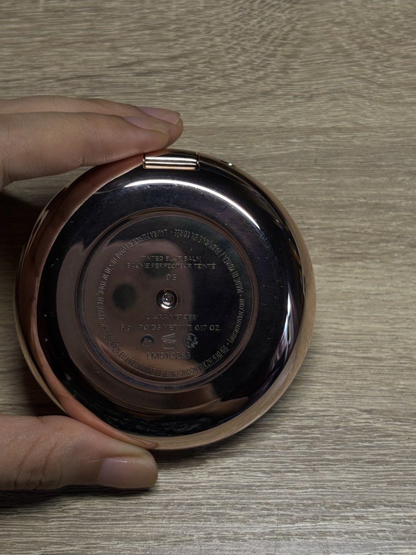 Laura Mercier Tinted Blur Balm (Category: Makeup) located in Davao. Submitted by mielle_888 (Listing ID 1460175750, Image 3). Description: Shade 05 No box Container have scratches but content is in pristine condition as shown sa pic, madami pa Bought in Sephora US.