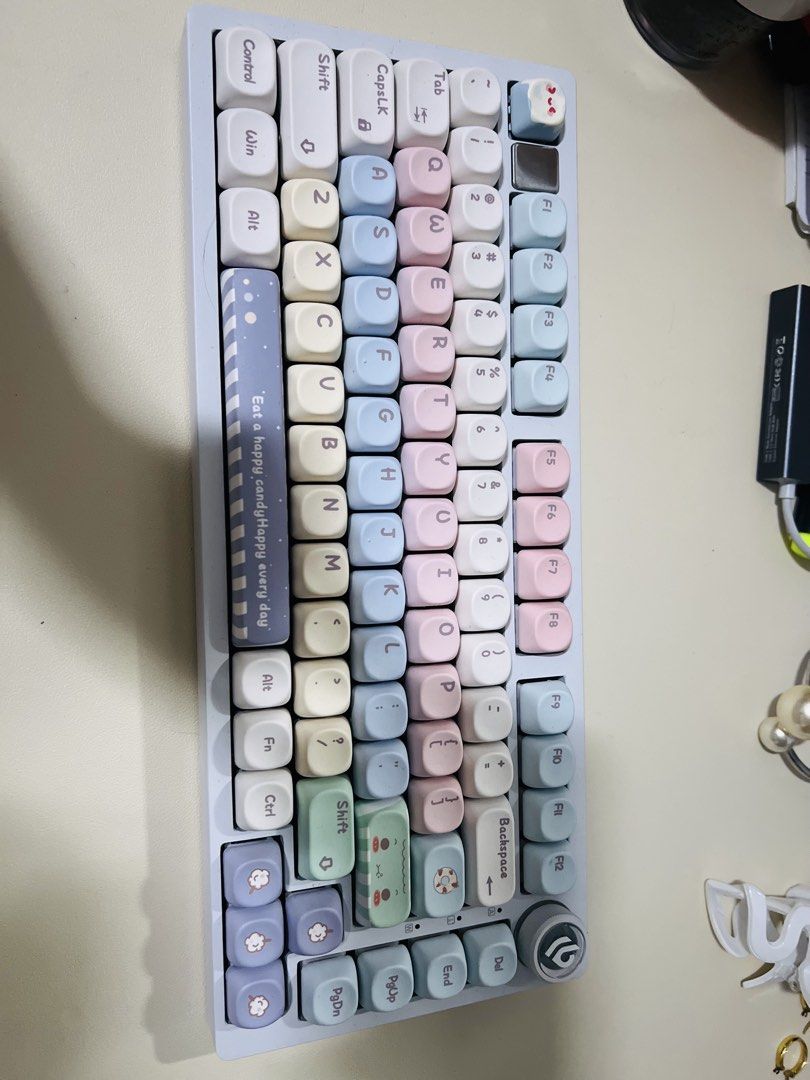 Leobog Hi75C (Category: Computer Keyboard) located in Caloocan City. Submitted by celined2025 (Listing ID 1457546244, Image 1). Description: FOR SALE: Leobog Hi75C with pastel keycaps and MMD Vivian (53g) switches Ceramic keycaps - sold Selling for: 2500 Condition: almost new COMPLETE ORIGINAL ACCESSORIES. Location: Los Baños, Laguna Shipping: J&T Express (SF on buyer | No COD) or Lalamove MOP: GCash / Bank Transfer RFS: Decluttering.
