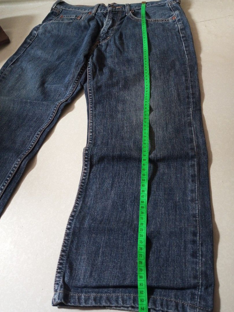 Levi's Blue Denim Jeans (Category: Jeans) located in Malolos. Submitted by radapostol (Listing ID 1460163196, Image 1). Description: - Classic blue denim jeans - Straight leg cut - Approximately 83cm inseam - Ideal for everyday wear - Versatile pair.