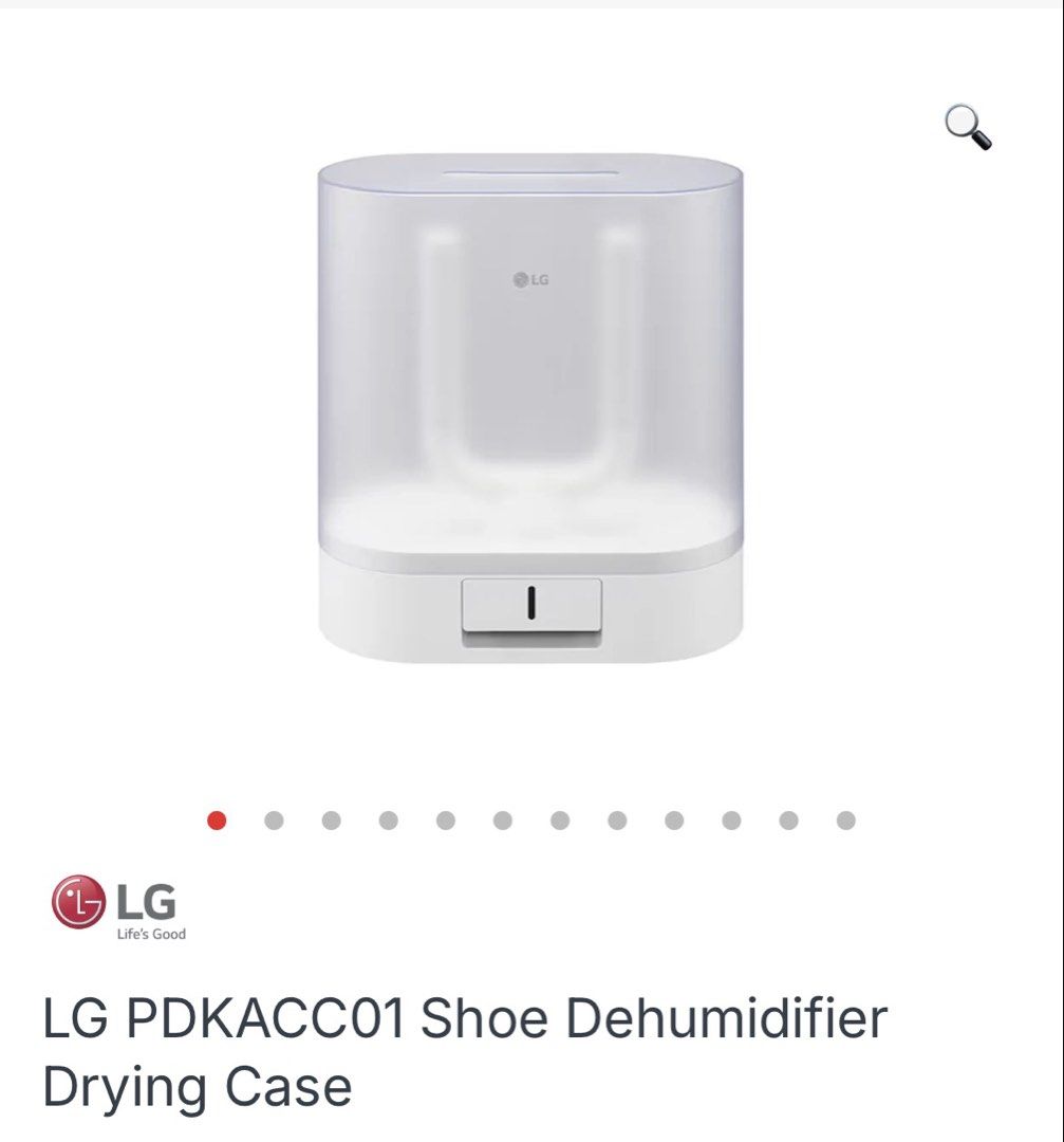 LG PDKACC01 Shoe Dehumidifier Drying Case (Category: Air Purifiers & Dehumidifiers) located in Santa Rosa. Submitted by b2cpwpgkcz (Listing ID 1460143091, Image 2). Description: - LG PDKACC01 Shoe Dehumidifier and Drying Case - Keeps your shoes fresh and dry - Easy to use: simply place shoes inside - Compact design for convenience - Effectively prevents shoe odor and moisture - Comes in its original box.