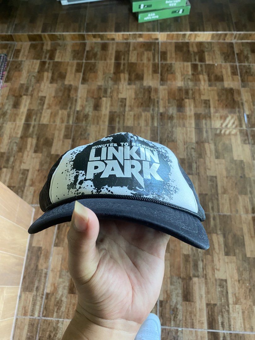 Linkin Park Trucker Hat (Category: Caps & Hats) located in Manila. Submitted by guud_findsph (Listing ID 1460168818, Image 1). Description: Excellent condition No flaws One size fits most Color rate 9.5/10.