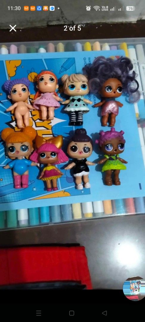 LOL Surprise Dolls Set (Category: Kids Toys) located in Quezon City. Submitted by carl_pam (Listing ID 1460146096, Image 1). Description: - Set of 8 LOL Surprise dolls - Some dolls come with outfits, others do not - Ideal for collectors or for children's play - All dolls included are pictured in the photos - Feel free to ask any questions you may have.