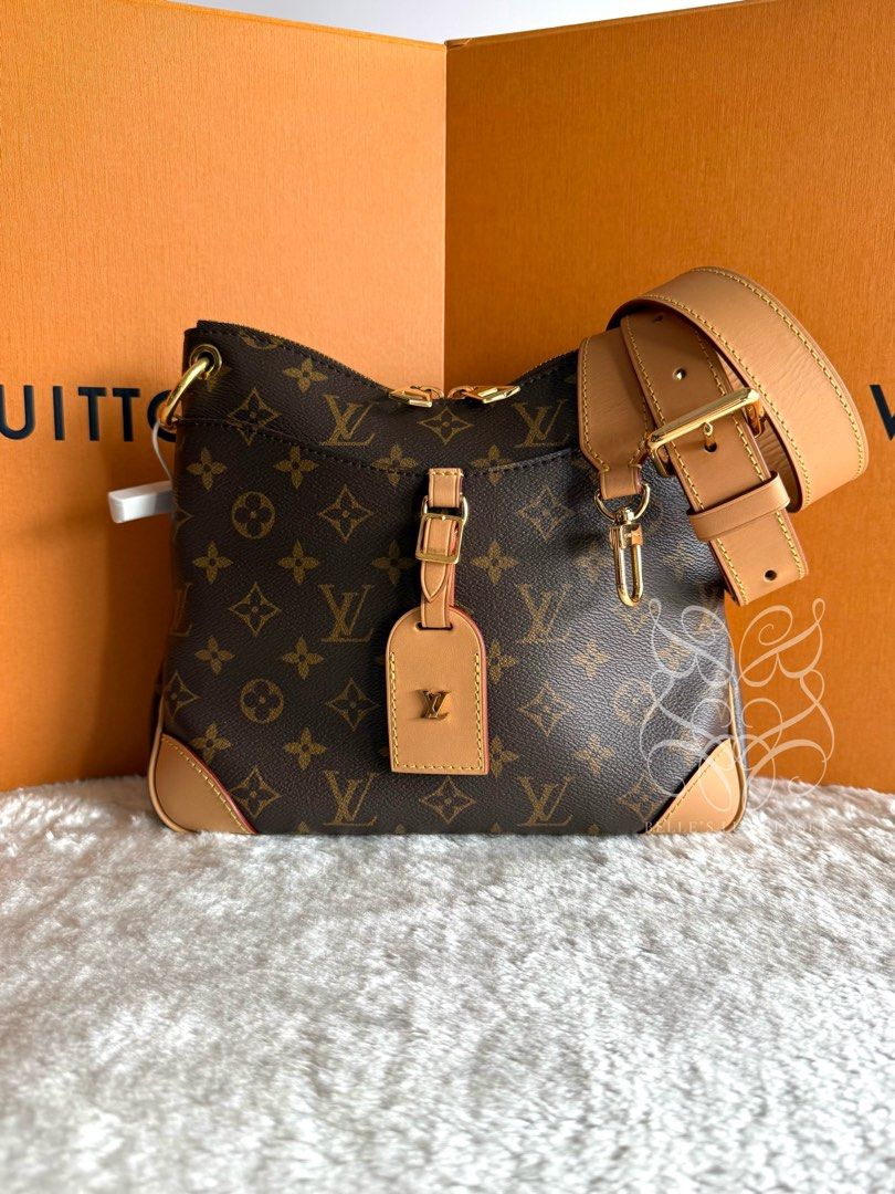 Louis Vuitton Odeon PM New Model in Monogram Canvas (Category: Luxury Bags & Wallets) located in Paranaque City. Submitted by belles_lux_closet (Listing ID 1460135855, Image 2). Description: AUTHENTIC ODEON PM NEW MODEL IN MONOGRAM CANVAS (Microchipped & Full Set) ✅ 100% Guaranteed Authentic ✅ Microchipped ✅ Excellent Condition, Rank A-SA ✅ Comes with luggage tag, long adjustable strap, dust bag, and box! ✅ Legit seller ✅ Retails at ~Php 150,000 