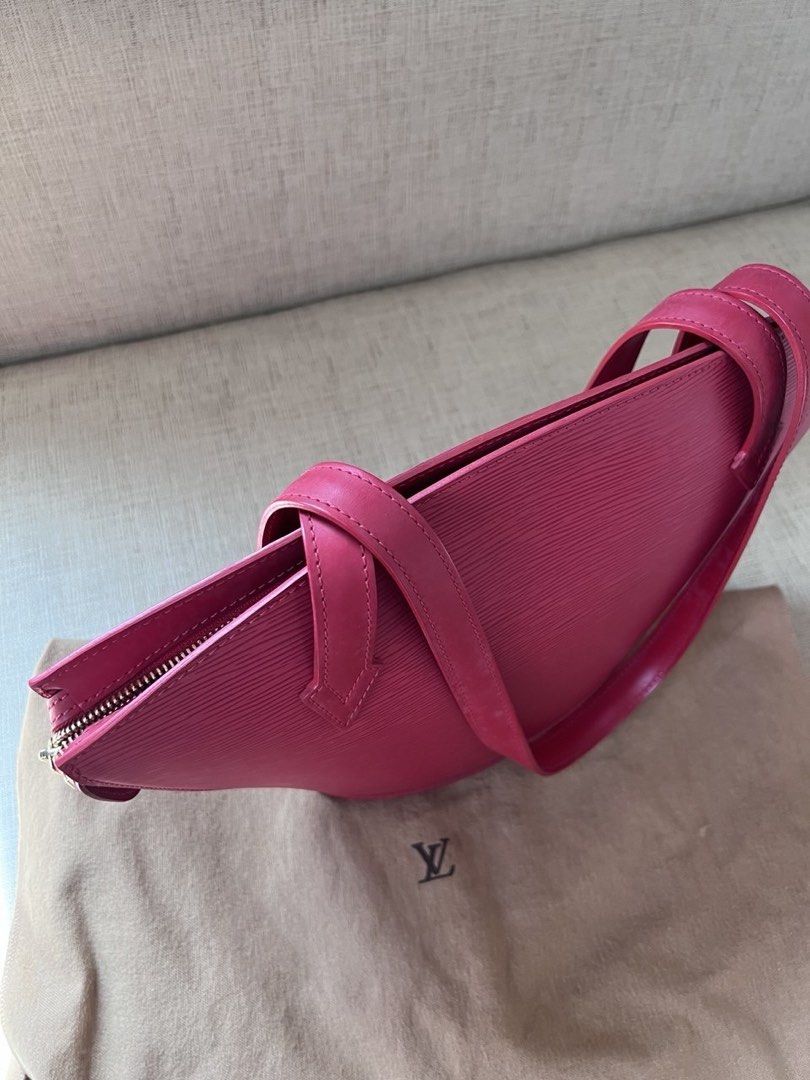 Louis Vuitton St Jacques Epi Leather Bag (Category: Luxury Bags & Wallets) located in Makati City. Submitted by megoygoy (Listing ID 1460170863, Image 3). Description: 100% original Condition- 9/10 color: red RFS: I have too many things, need closet space! Also, I no longer use this bag..