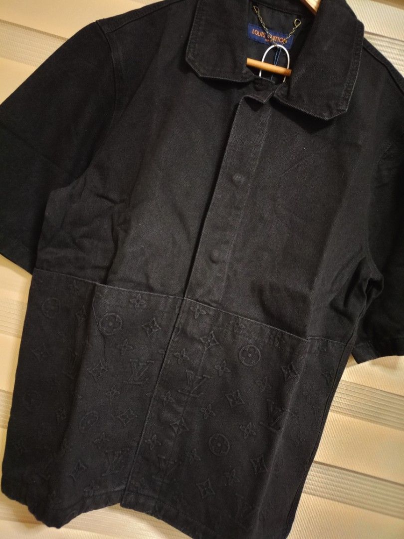 Louis Vuitton Monogram Workwear Shirt (Category: Luxury Apparel) located in Valenzuela. Submitted by One.Only.Nan (Listing ID 1460249588, Image 2). Description: 46 on tag Actual W23" L29" Good as new 10 color rate Heavy denim MOP GCASH MAYA AUB BPI VALENZUELA CITY LOC.