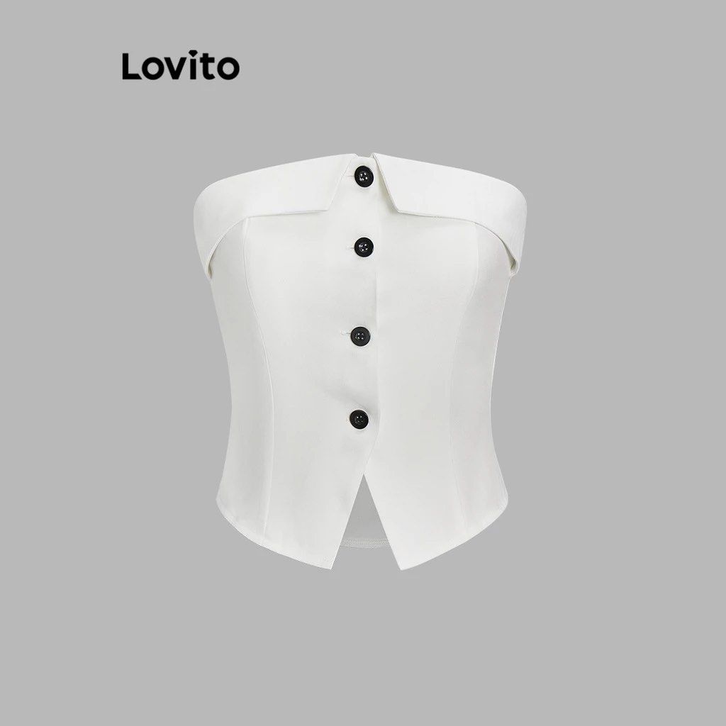 Lovito Tube Top (Category: Sleeveless) located in Rosario. Submitted by jonalyn_2001 (Listing ID 1460301657, Image 1). Description: SIZE: XXS - XS ( with pouch ) MOP: GCASH & MARIBANK.