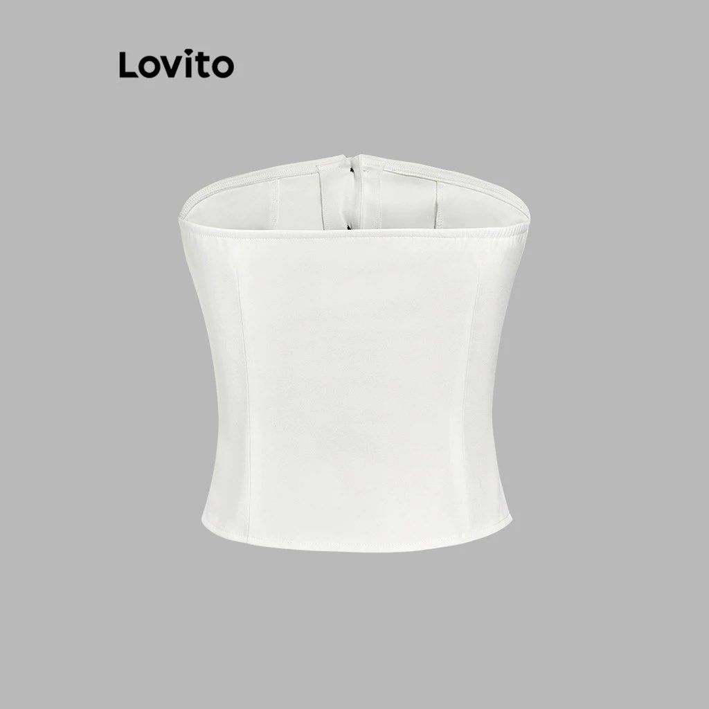 Lovito Tube Top (Category: Sleeveless) located in Rosario. Submitted by jonalyn_2001 (Listing ID 1460301657, Image 2). Description: SIZE: XXS - XS ( with pouch ) MOP: GCASH & MARIBANK.