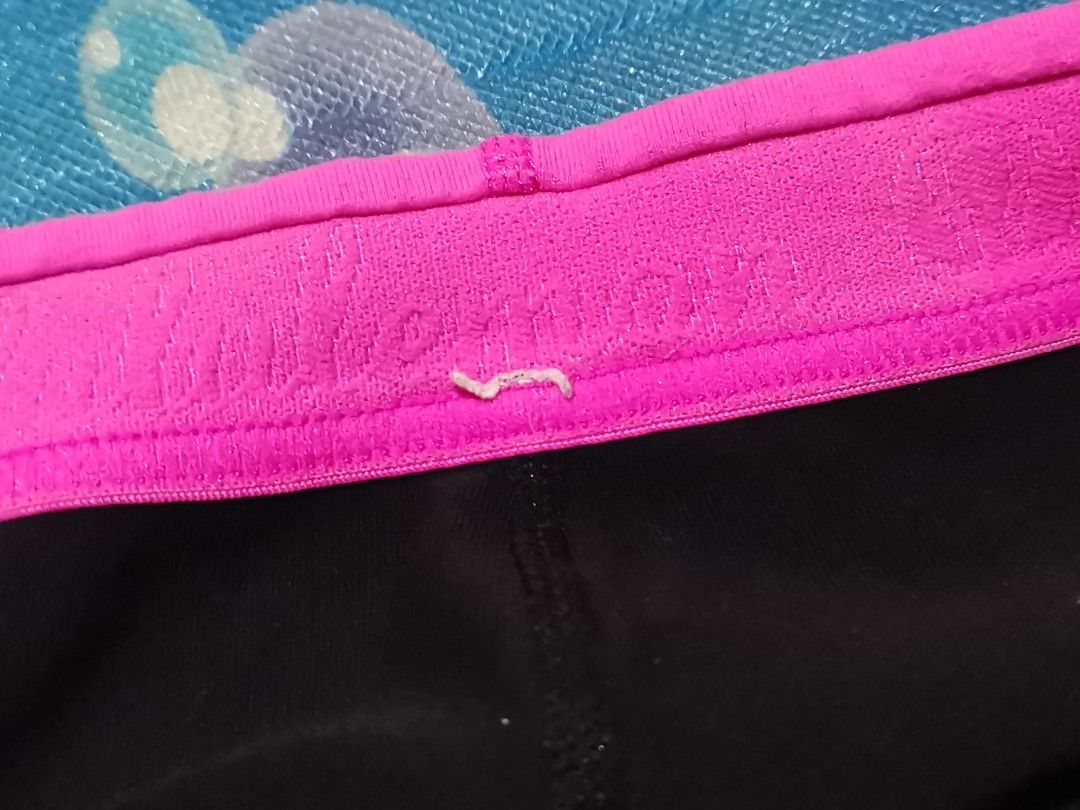 Lululemon black pink short (Category: Shorts) located in San Pedro. Submitted by thriftersthrift (Listing ID 1460278162, Image 3). Description: Waistline (inches) :24 Length(inches) :9 Good condition Already wash Color rate : 9/10 🌵ALL ITEMS ARE FROM UKAY BALE SO MANAGE YOUR EXPECTATION 🌵 ASK SELLER FOR MORE INFORMATION COLOR MAY CHANGE TRU LIGHTING.