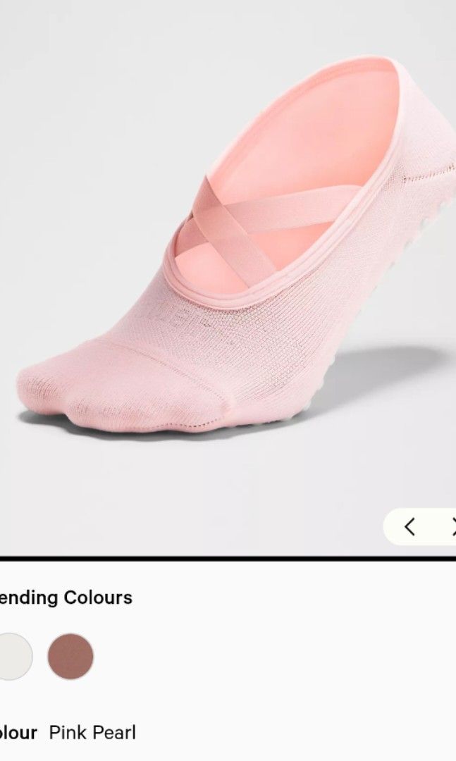 Lululemon Pilates Socks (Category: Socks & Tights) located in Manila. Submitted by busterpata20923 (Listing ID 1460300661, Image 2). Description: Onhand Colors Pink Pearl & Twilight Rose Brand new. Canada sourced. Authentic 📍Las Pinas MNL Same day pick up MNL. ty!.