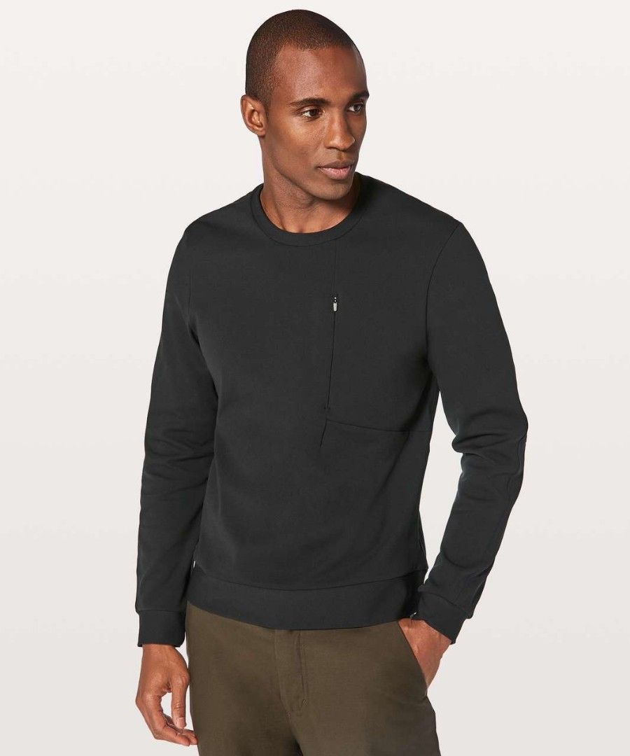 LULULEMON SOJOURN CREWNECK LONGSLEEVE (Category: Coats, Jackets and Outerwear) located in Santa Rosa. Submitted by alejon007 (Listing ID 1460158608, Image 1). Description: LULULEMON SOJOURN CREWNECK LONGSLEEVE BLACK 100% Legit With dot size/searchable code Excellent condition Cut care tag only No major issues Size xxl 30 x 25 PRIC 1⃣4⃣8⃣0⃣ PM.