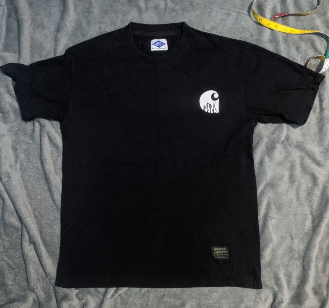 Madness Carhartt Einstein (Category: Tshirts & Polo Shirts ) located in San Ildefonso. Submitted by tripniberto (Listing ID 1460162020, Image 1). Description: Carhartt x Madness Dimes:22x28L Issue: Need wash,Sign of use (neck) Color Rate: 9/10(or better) (lighting may affect the color on images) MOP: gcash MOD: j&t(+sf) NO RUSH SHIPPING!!! (3-5days Ship out!) please manage your expectations this is ukay items PM if interested 📩 Bulacan 📍.