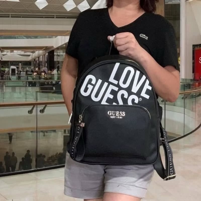 MALL PULLOUT BAGPACK GUESS (Category: Backpacks) located in Quezon City. Submitted by makescentsmnl (Listing ID 1460270080, Image 3). Description: MALL PULLOUT BAGPACK GUESS Size:15x12x5 inches With dust bag MOP ✅ GCASH ✅ BANK TRANSFER ✅ CREDIT CARD ✅ QRPH.