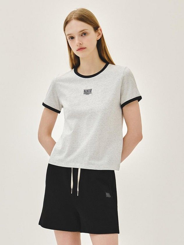 Marithe Francois Girbaud Classic Logo Ringer Tee (Category: Activewear) located in Manila. Submitted by goodsrags (Listing ID 1460255844, Image 1). Description: What you see is what you get 21L/17W.