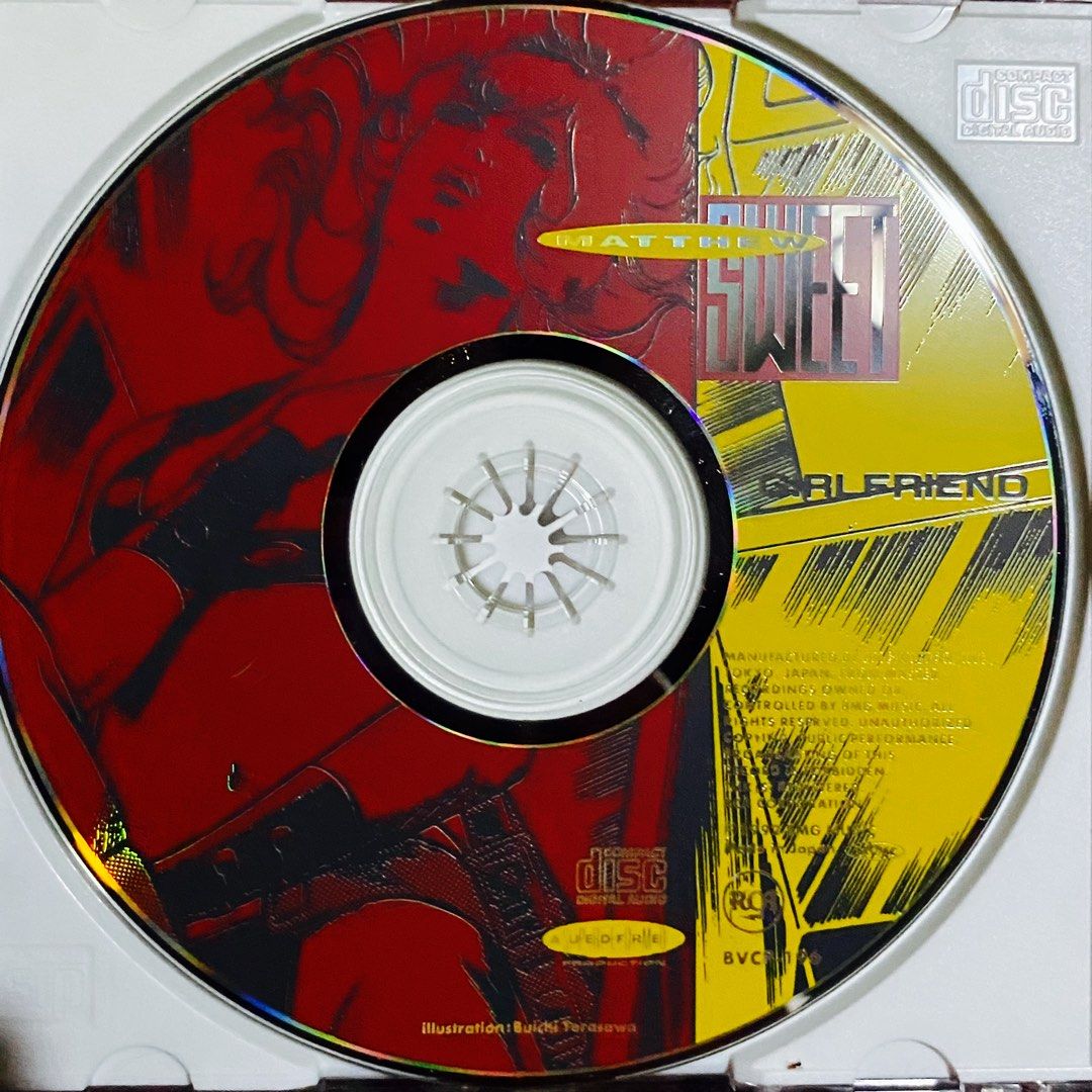Matthew Sweet - Girlfriend CD Album (Category: CDs & DVDs) located in Taguig. Submitted by znarfscriber (Listing ID 1460167682, Image 3). Description: Matthew Sweet Girlfriend CD Album Made In Japan BMG Records 1992 Includes OBI and lyric sheet insert. Cover: EX Media: NM RFS: Decluttering/Need Funds.