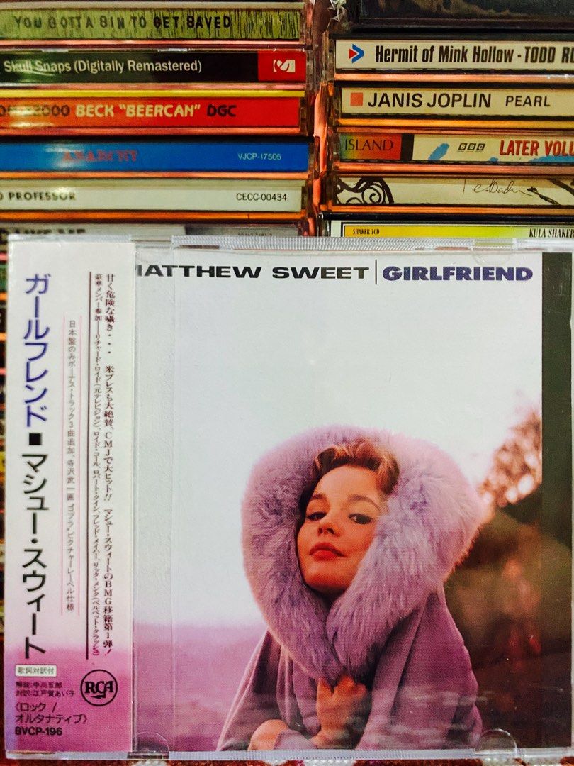 Matthew Sweet - Girlfriend CD Album (Category: CDs & DVDs) located in Taguig. Submitted by znarfscriber (Listing ID 1460167682, Image 1). Description: Matthew Sweet Girlfriend CD Album Made In Japan BMG Records 1992 Includes OBI and lyric sheet insert. Cover: EX Media: NM RFS: Decluttering/Need Funds.