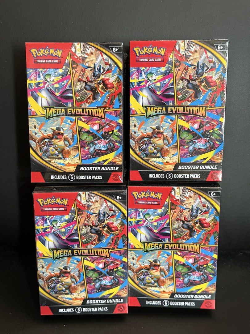 Mega Evolution Booster Bundle (Category: Card Packs) located in Singapore. Submitted by pikapikachuu210 (Listing ID 1460109507, Image 1). Description: .