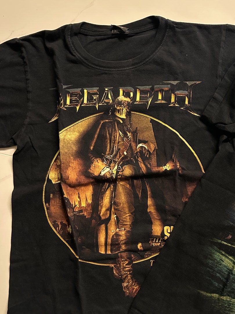 Megadeth shirt bundle, take both! (Category: Shirts) located in Manila. Submitted by vccustods339 (Listing ID 1460162591, Image 3). Description: Take both! Rfs: decluttering Both very good condition! Size medium Please message me for more details :).