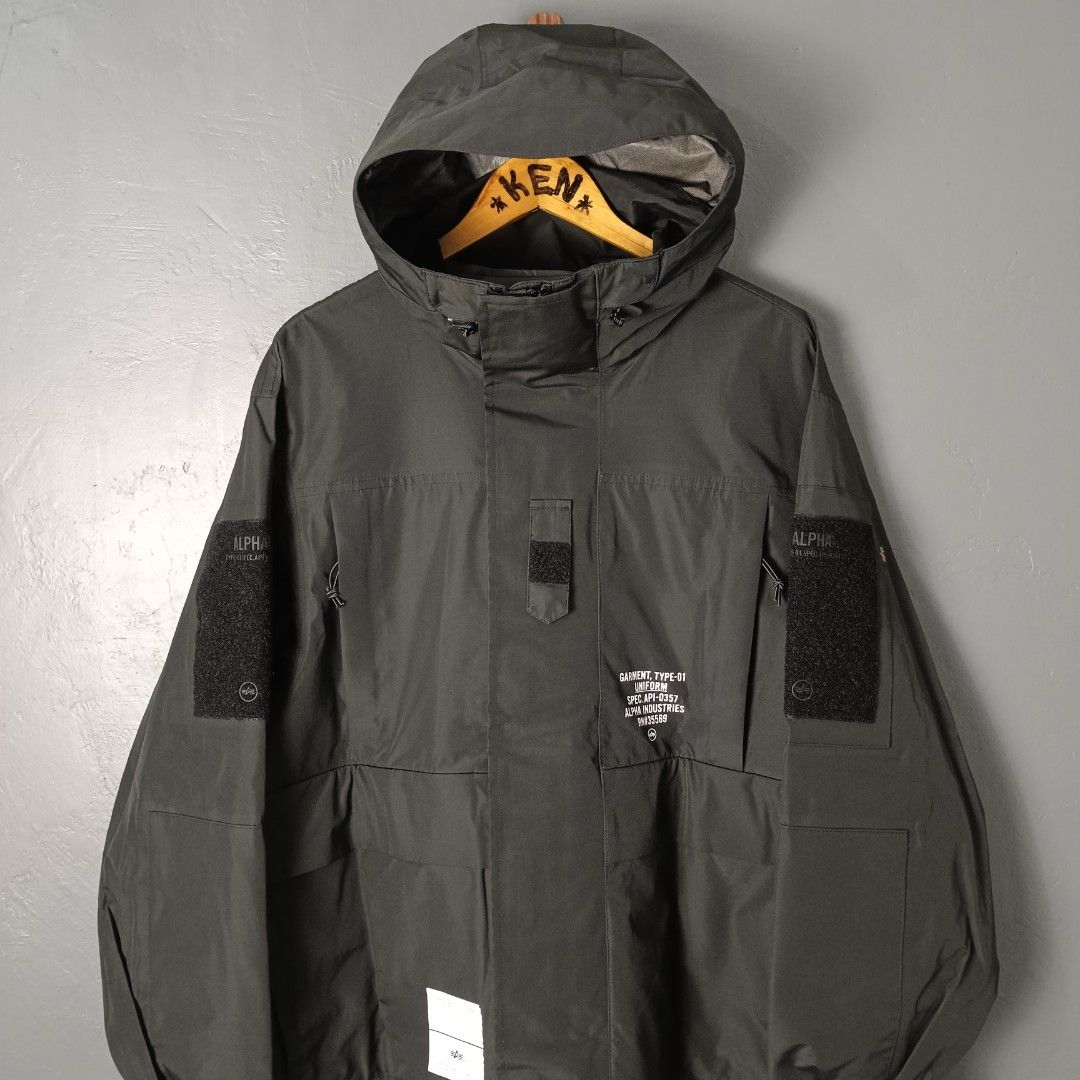 Men's - Alpha Industries (Category: Coats, Jackets and Outerwear) located in Bacolod City. Submitted by drop.ph (Listing ID 1460218598, Image 1). Description: Alpha Industries - Technical Jacket Authentic *Oversized *Size M Fits L - 24.5x28.5 *Excellent *No Flaws *Price: 2,000php *Add SF if outside Bacolod City.