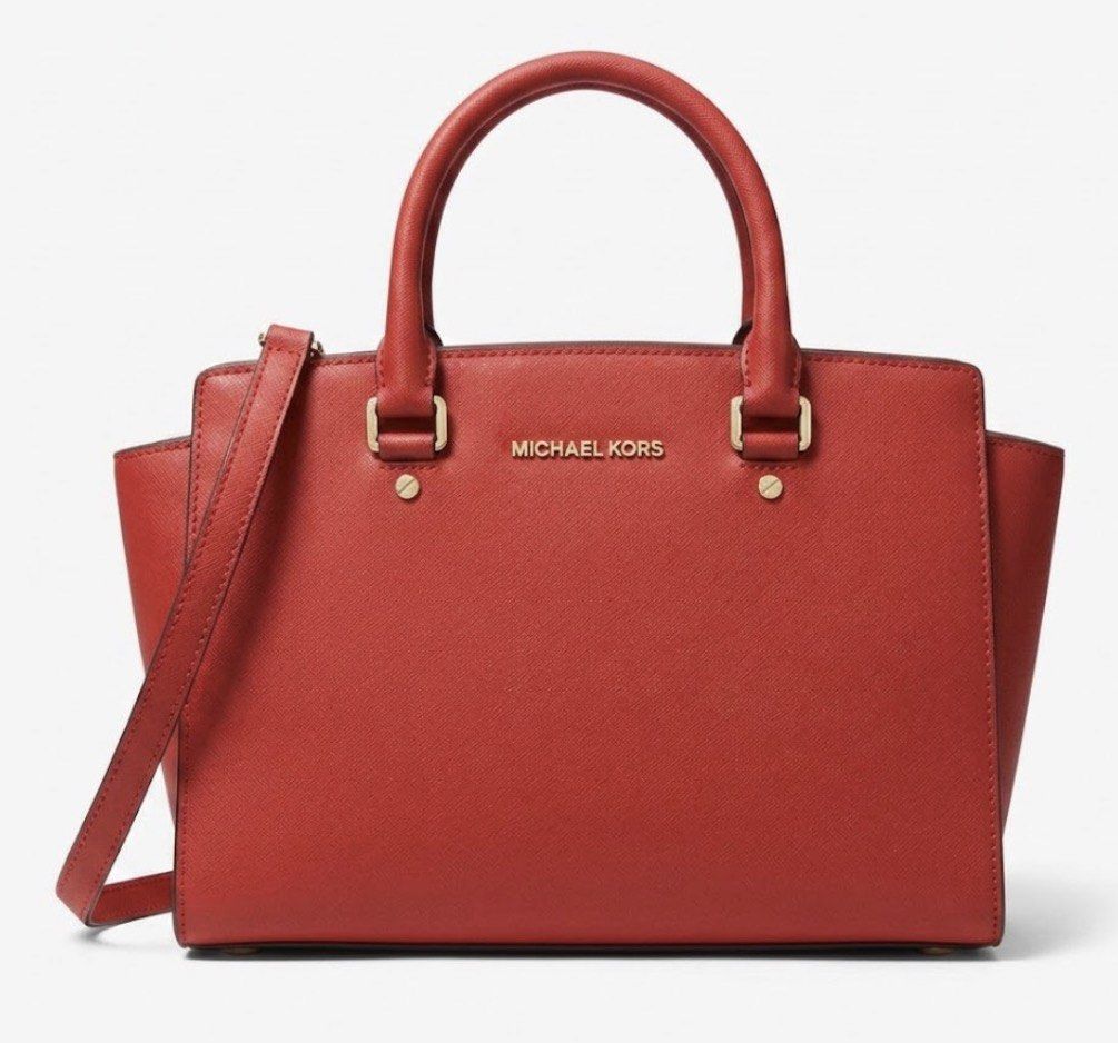 Michael Kors Red Satchel (Category: Luxury Bags & Wallets) located in Quezon City. Submitted by euphoria_mnl (Listing ID 1460127144, Image 1). Description: .