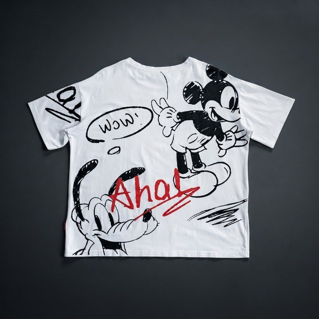MICKEY MOUSE FULL PRINT SHIRT (Category: Shirts) located in Taguig. Submitted by clarrk95 (Listing ID 1460226675, Image 1). Description: Mickey Mouse Full-Print Shirt Size: 12 (Tag) Length: 23inches Width: 23inches PRICE: ₱300 ONLY! FLAWS: minor stains ✅ very good condition ✅ add shipping fee ✅ ignoring LP inquiry Shipping: Lalamove | J&T | LBC Location: Taguig📍 Payment: Gcash | Bank | Cash FB: THRFT FB: thrft_25 DM for more detailed pics.📩.