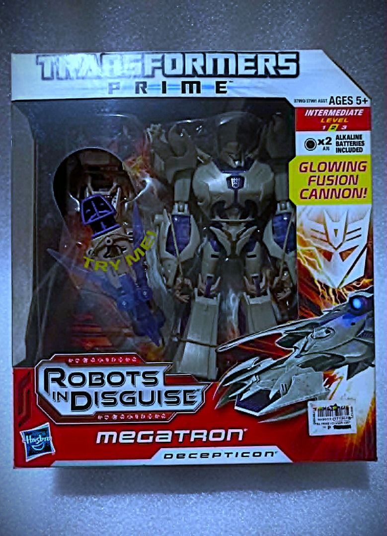 MISB TF Prime MEGATRON Hasbro Voyager Decepticon Transformers (Category: Action & Battle Toys) located in Pasay City. Submitted by Chariselyn (Listing ID 1460276811, Image 1). Description: MISB TF Prime MEGATRON (2,000+sf) Hasbro Voyager Decepticon Transformers Series: Robots in Disguise, 2013 Scale: 7 inches Stock: 1 Box Condition: 10/10 Issues: 0 Accessories: complete Mode of Payment: GCash or through your rider Shipping options: Payment first 