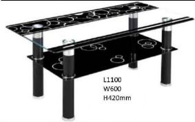 Modern Rectangular Two-tier Coffee Table W/ Black Patterned Glass Shelves | Center Table (Category: Tables & Sets) located in Manila. Submitted by namirkahal (Listing ID 1460156650, Image 1). Description: Our business helps companies design productive environments through: - Modular Workstations & Office Cubicles -Ergonomic Office Chairs (Task chair,Executive chairs) -Conference&Executive tables -Customized Office Storage & Filing Cabinets We off