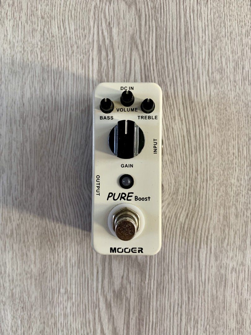 Mooer Pure Boost Effects Pedal (Category: Musical Instruments) located in Caloocan City. Submitted by mediokerr (Listing ID 1460170599, Image 1). Description: Please visit, follow and like Echo Chamber FB page for details, photos and more music-related gears on sale. No issue. No box. Very presentable. Flawlessly working. See photos or test unit in my place to appreciate. SJDM, Bulacan area Dm for more details. Shipping at buyer’s risk and expens