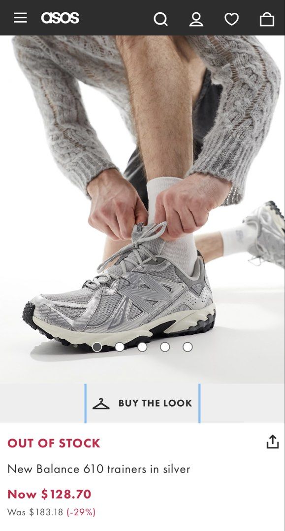 NB 610 silver grey (Category: Sneakers) located in Manila. Submitted by supermeeeean (Listing ID 1460166548, Image 1). Description: Bnew NB 610 Silver Grey Size 9.5 Complete with box Manila location 6k srp 3500 nalang rush!.