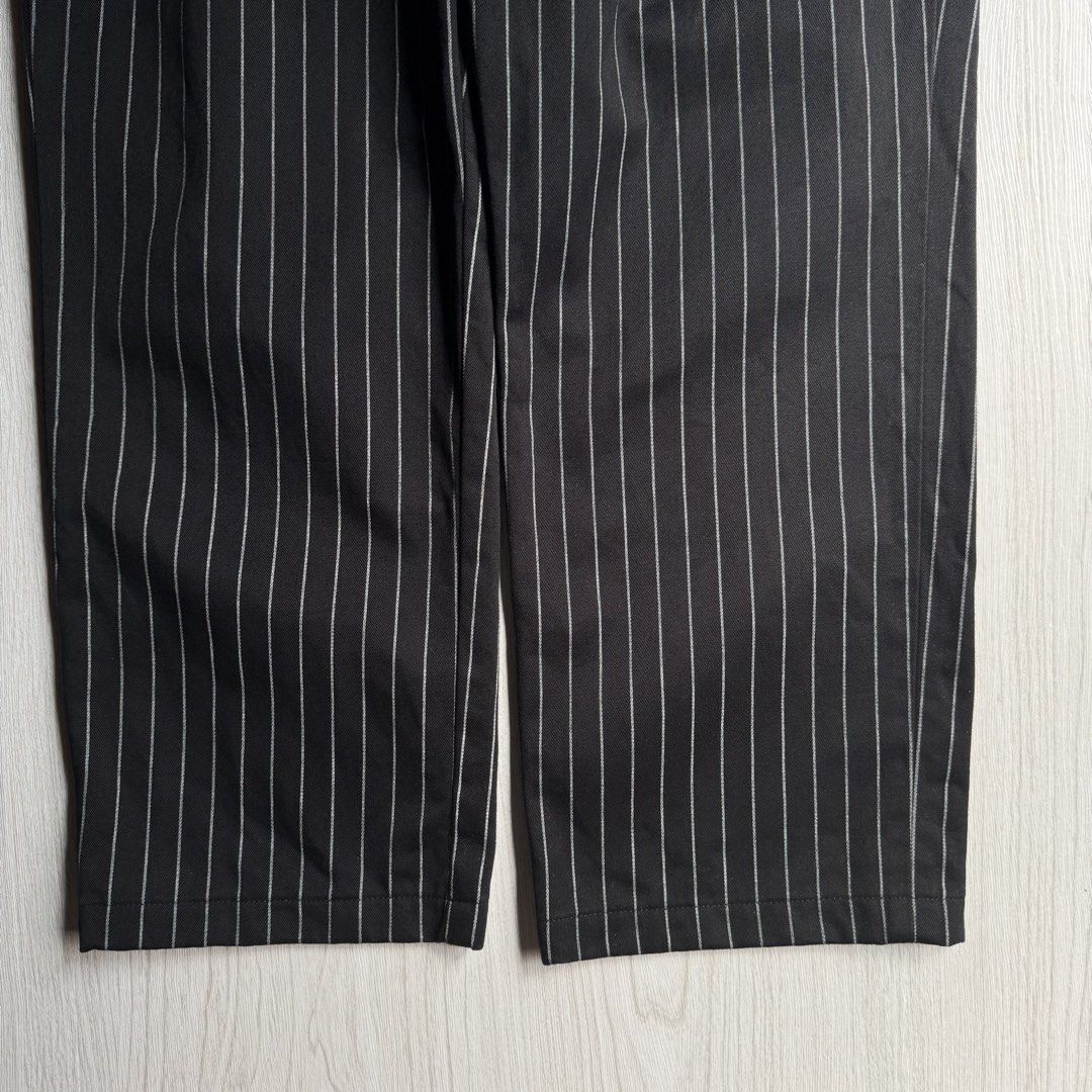 Needlework pinstripe trouser (Category: Trousers) located in Zamboanga. Submitted by rustic.rev (Listing ID 1460139067, Image 3). Description: Needlework pinstripe trouser Like new condition, Made in Japan, no flaws. Tagged: 32” fits 34” Measurements: Waist: 17” Front rise: 12” Thigh: 13” Leg opening: 8.5” Inseam: 26” Outseam: 37.5” ₱2,490 + sf.