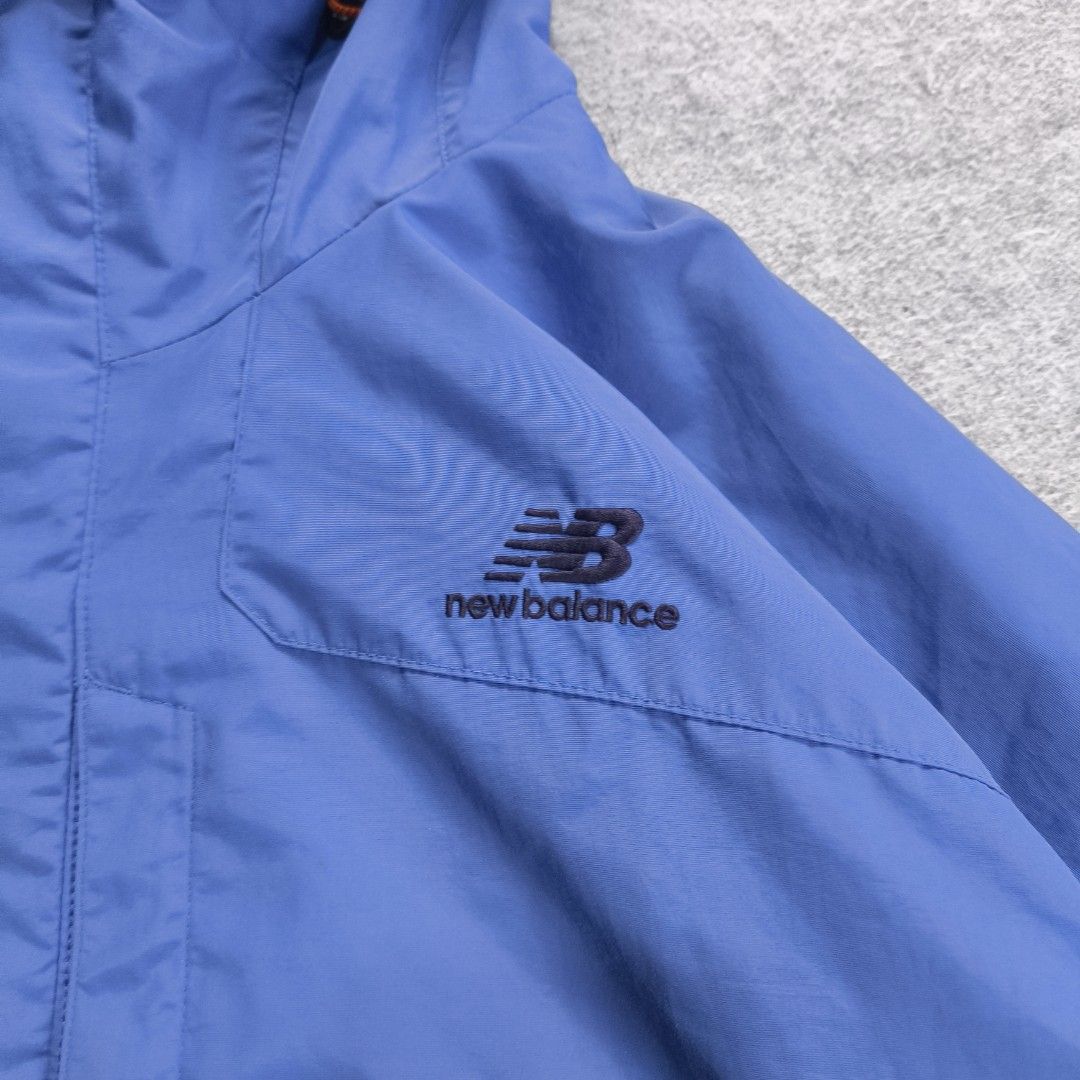 New Balance Gorpcore Outdoor Jacket (Category: Hoodies) located in Manila. Submitted by shykes_26 (Listing ID 1460117954, Image 2). Description: Width - 24 Length - 28 Size on tag - L Issues - peeled off velcro.