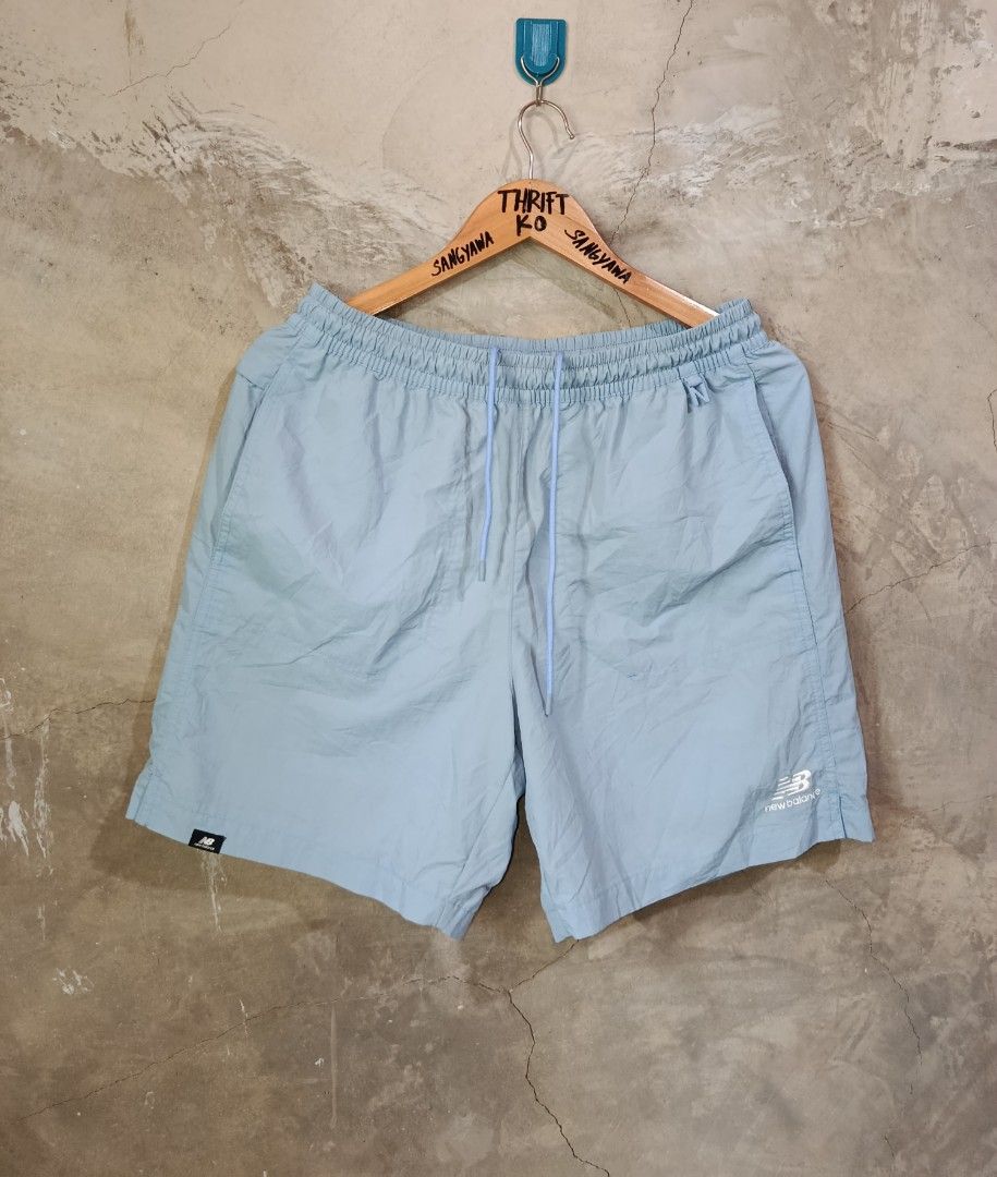 New Balance Light Blue Athletic Shorts Size L (Category: Shorts) located in Kalamansig. Submitted by skone1996 (Listing ID 1460246742, Image 1). Description: - Light blue New Balance athletic shorts - Elastic waistband with drawstring - Built-in mesh lining - Small New Balance logo on left leg and near hem - Made in Vietnam - Ideal for sports or casual wear - Size Large - 30-34 Waistline - 17 Length - 9.5/10 Color rate - No Issue .